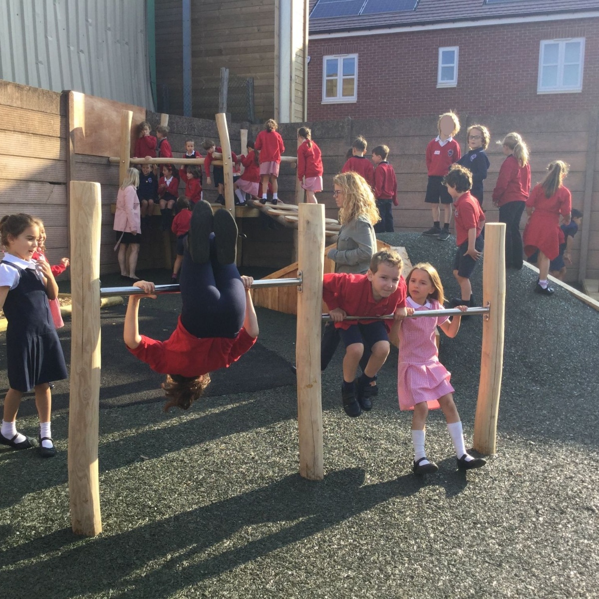 Alma Primary Children Thrilled with New Playground